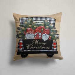 Christmas Gift&gnomes Pillow Covers/Deer Print Case/Sofa Cushions Cover/Polar Bear Design Top/Red Cushioncover/Christmas Gift - thumbnail 2