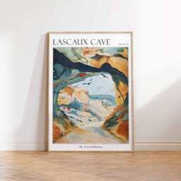Lascaux Cave France Travel Poster Vintage-style Wall Art - thumbnail 3