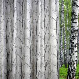 Beautiful Burley Woodland Themed Curtains Bespoke Handcrafted Made To Measure Eyelets Pencil Pleats Pinch