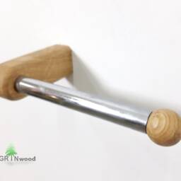 Toilet Paper Holder // Roll Wood Hook Hook Wall Tp - thumbnail 2
