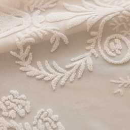 Custom Voile Curtain Sheer Polyester Curtain Embroidered Damask, Made To Measure - thumbnail 3