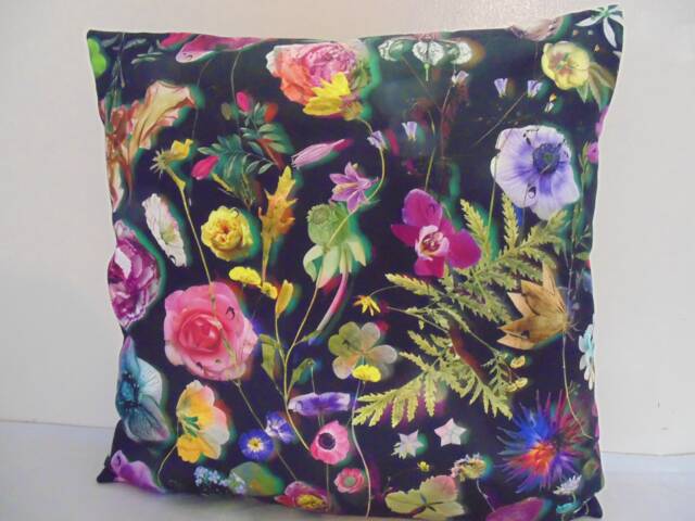 Designers Guild & Christian Lacroix Fabric Herbarium Crepuscule Cushion Cover - image 1
