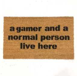 Funny Gamer Doormat - Nerdy Welcome Mat, Boyfriend Gift - thumbnail 1