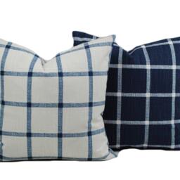Premier Navy Blue Cover, Pillow, Decorative Throw Pillow, Aqua Accent Boho Throw Pillow - thumbnail 2