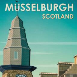 Musselburgh Print - Edinburgh Poster Old Town Hall Clock Tower East Lothian Midlothian - thumbnail 3