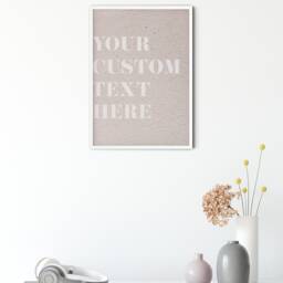 Modern Minimalist Custom Quote Print, Text Poem Or Song Lyrics Sign, Wall Art, Prints Art - thumbnail 2