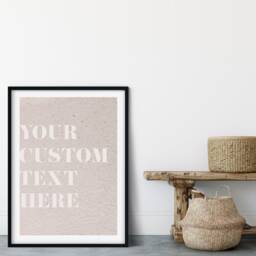 Modern Minimalist Custom Quote Print, Text Poem Or Song Lyrics Sign, Wall Art, Prints Art - thumbnail 3