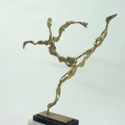 100% Real Pure Bronze Figurine Greek Art Decor Mable Statue Modern Artwork By Yiannis Nanouris - thumbnail 3