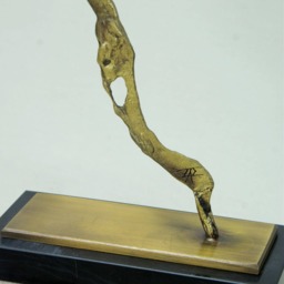 100% Real Pure Bronze Figurine Greek Art Decor Mable Statue Modern Artwork By Yiannis Nanouris - thumbnail 4