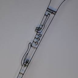 Clarinet Musical Instrument Metal Wall D??cor & Sculpture - thumbnail 3