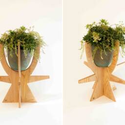 Indoor Plant Stand Tall Shelf Hanging Planter Garden Ornament Farmhouse Decor Wedding Gift Lover - thumbnail 4