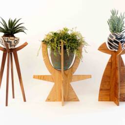Indoor Plant Stand Tall Shelf Hanging Planter Garden Ornament Farmhouse Decor Wedding Gift Lover - thumbnail 2