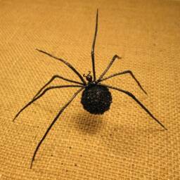 Black Glitter Spider - thumbnail 3