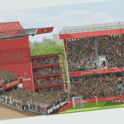 Nottingham Forest City Ground Stadium Panoramic Print - Football Art - thumbnail 3