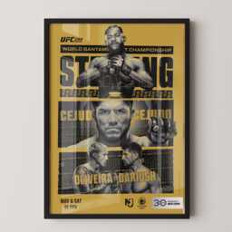 Ufc 288 Poster Sterling Vs Cejudo, Oliveira Dariush - Mma Wall Art - thumbnail 1