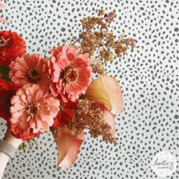 Removable Wallpaper With Grey Dalmatian Pattern/ Self Adhesive Or Traditional Wallpaper/ Bohemian Wall Mural - thumbnail 3