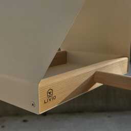 Modern Bird Feeder - House Hanging Minimalist Lover Garden Decor Shelter - thumbnail 2