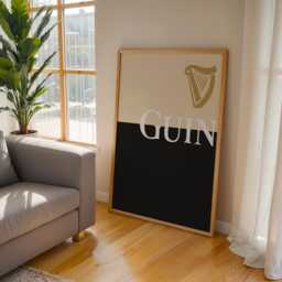 Guinness Split The G Print, Wall Art, Kitchen Prints, Beer Drink Poster, Irish Stout Vintage Print - thumbnail 3