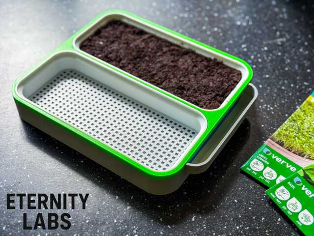 Desktop Micro Green Grower Garden(Seeds & Soil Not Included - image 1