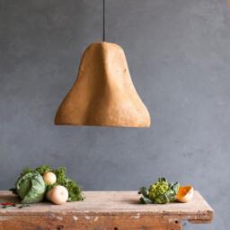 statement Lampshade Sensi Iii, Paper Mache Ceiling Light, Artistic Light Sculpture - thumbnail 4