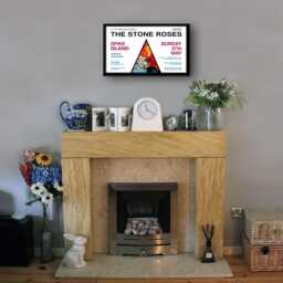 stone Roses Spike Island Ticket Canvas Wall Art - Music Memorabilia 64cm X 42cm - thumbnail 3