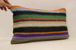 Throw Pillow, Sofa 12x20 in 30x50 cm, Vintage Kilim Pillow, Home Cushion Cover Boho Pillow Throw Koef-713