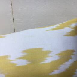 Silk Ikat Lumbar Pillow Cover - 10x24, Handwoven Accent - thumbnail 3