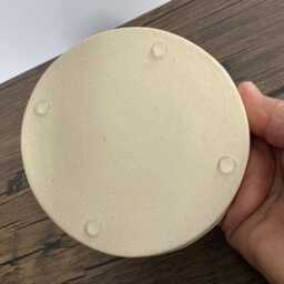 Botanical Ceramic Soap Dish Handmade Stoneware Shampoo Bar Holder - thumbnail 4