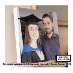 Your Photo Onto Canvas Custom Wedding Christmas Baby Holiday Family Couple Picture Wall Art Framed Print Mothers Day Gift - thumbnail 2