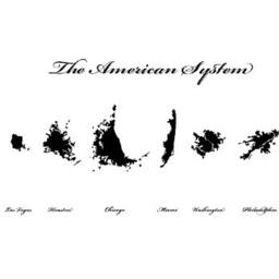 United States Map Art Silhouette City Print - thumbnail 2