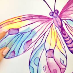 Wall Decals Butterflies Blue Large, Home D??cor, For Walls, Furniture, Ceramic Tiles, Living Room Decals, Kitchen Decor - thumbnail 4