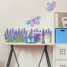 Wall Decals Butterflies Blue Large, Home D??cor, For Walls, Furniture, Ceramic Tiles, Living Room Decals, Kitchen Decor - thumbnail 3
