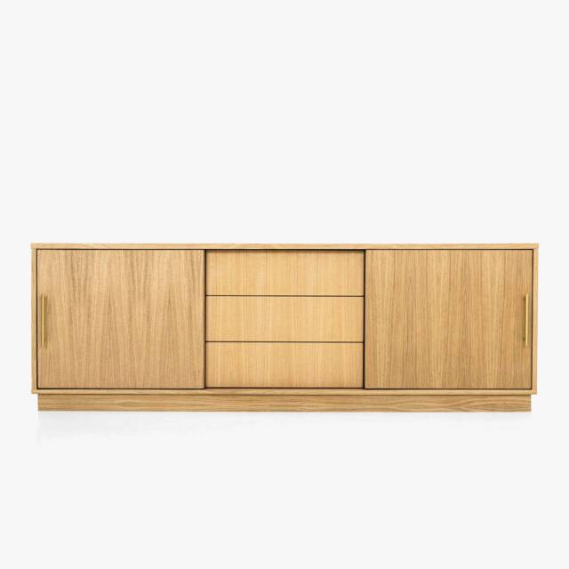 Mid-Century Sideboard, Dresser, Commode, Credenza Made Of Oak Vaneer - Livlo D-S05 - image 1