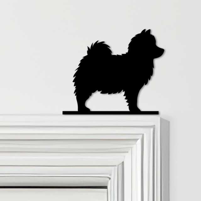 Door Topper Pomsky Dog Various Colours Top Of Decorative Sign - Sign, Novelty Wall Decor, Frame Art, Art - image 1