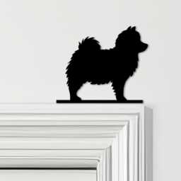 Door Topper Pomsky Dog Various Colours Top Of Decorative Sign - Sign, Novelty Wall Decor, Frame Art, Art - thumbnail 1