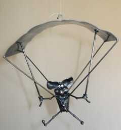 Parachutist Mouse Made From Recycled Steel - thumbnail 1