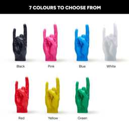 You Rock Candle. Handmade Birthday Funny Gift. Cool Candles. Rock Gifts. Hand Shaped Gesture - thumbnail 2
