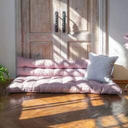 Cushion For Bench, Pink Custom Bench Cushion, Window Cushion, Seat, French Floor Pillow - thumbnail 1