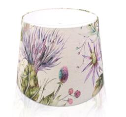 Voyage Maison Varys Violet Empire Lampshade Ceiling Light /Table Lamp/Pendant, Colourful Home Decor, Made in UK, Floral Watercolour, UK - thumbnail 1
