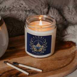 City Of Starlight Candle, To The Stars Who Listen & Dreams That Are Answered, Acotar Night Court Velaris Candle - thumbnail 2