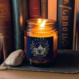 City Of Starlight Candle, To The Stars Who Listen & Dreams That Are Answered, Acotar Night Court Velaris Candle - thumbnail 3