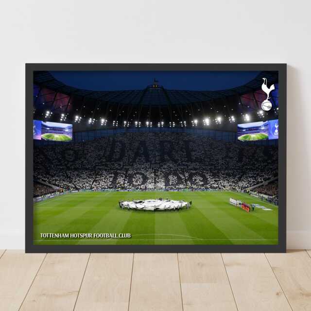 Tottenham Hotspur Print - To Dare Is Do Stadium Poster Wall Art - image 1