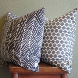 Geometric Patterned Gray Cushion Cover, Moroccan Tile Pillow, Pillow Contemporary Decorative Bedroom - thumbnail 4