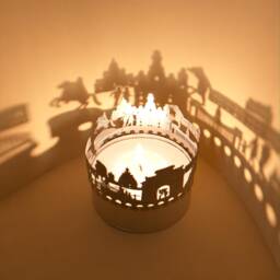 st. Petersburg Skyline Shadow Play - Enchanting Lantern Candle Attachment Perfect Souvenir For Fans - thumbnail 3
