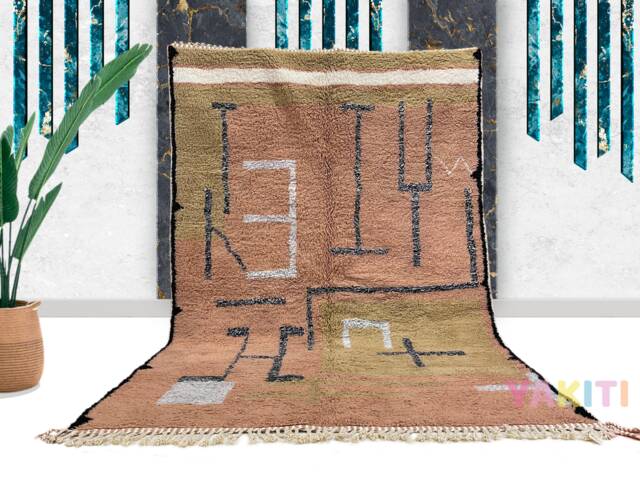 Warm Rug- Authentic Handmade Genuine Wool Made To Order- Custom Beni Ourain- Berber Style- Free Worldwide Shipping - Shag Area Rug - image 1