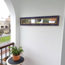 "Peruvian Mirrors ""Blue Mosaic Column 100cm" - thumbnail 4