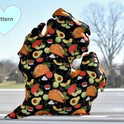 PDF Sewing Pattern Michigan Pillow Template Tutorial Gift Outline - thumbnail 2