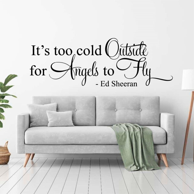 A Team, Ed Sheeran - 0105, Wall Art Decal, Transfer, Mural, Sticker, 75 Colours, 5 Sizes, Interior Or Exterior Use , Easy To Apply - image 1