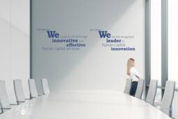 Custom Business Mission Or Vision Statement Vinyl Decal - Create Your Own Wall Words - thumbnail 1