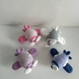 Crochet Airplane Baby Mobile Amigurumi Toys Accessory Baby Crib Gift For Nursery Decor Animals Toy Preemie Kids Gift Amigurumi Doll - thumbnail 3